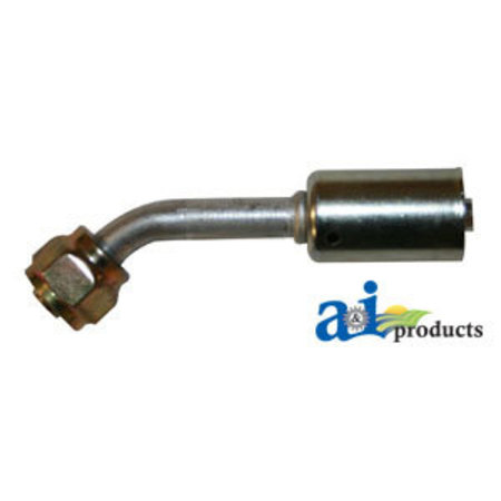 A & I PRODUCTS 45� Female O-Ring Aluminum Beadlock Fittings 4" x1" x1" A-461-3006